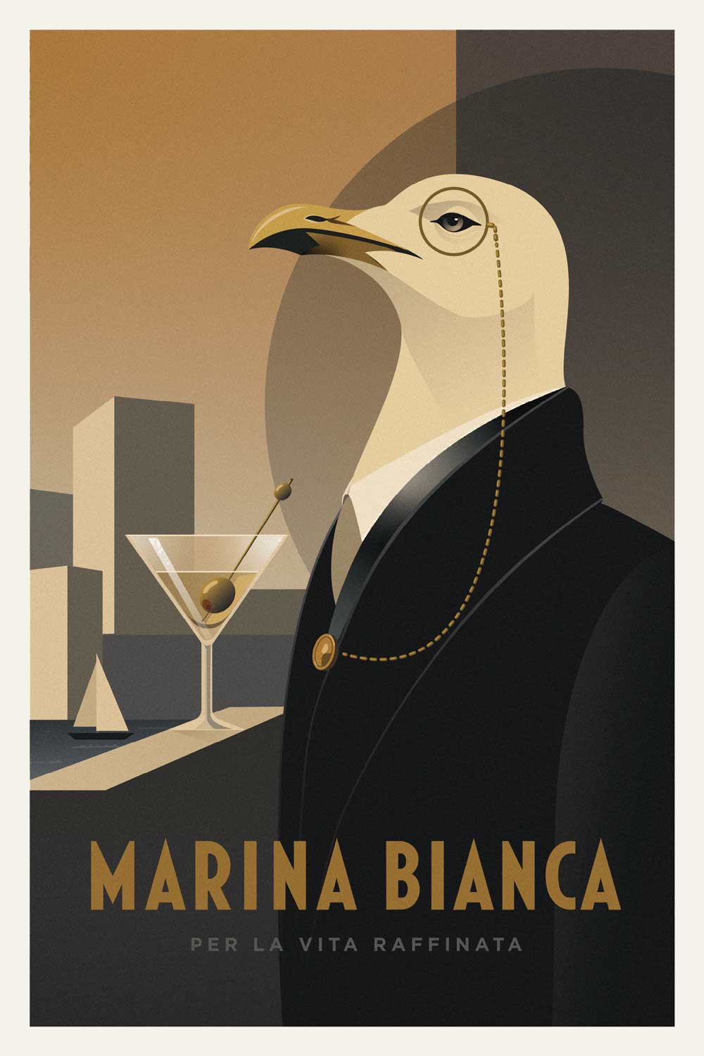 "Marina Bianca" Poster