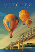 Natchez Bridge with Balloons