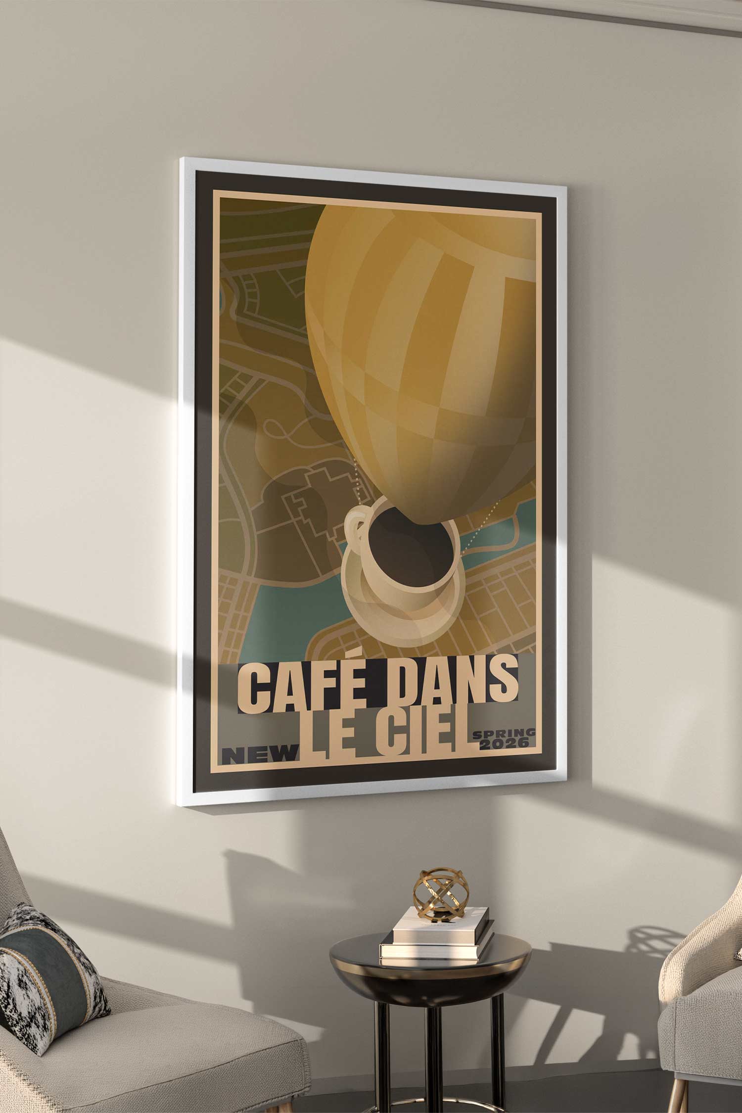Coffee In The Sky Poster