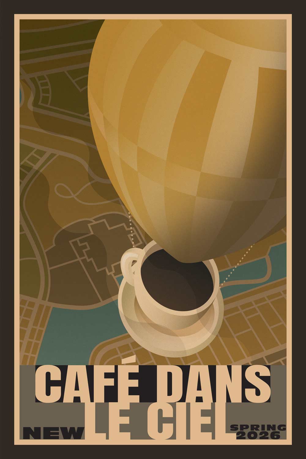 Coffee In The Sky Poster