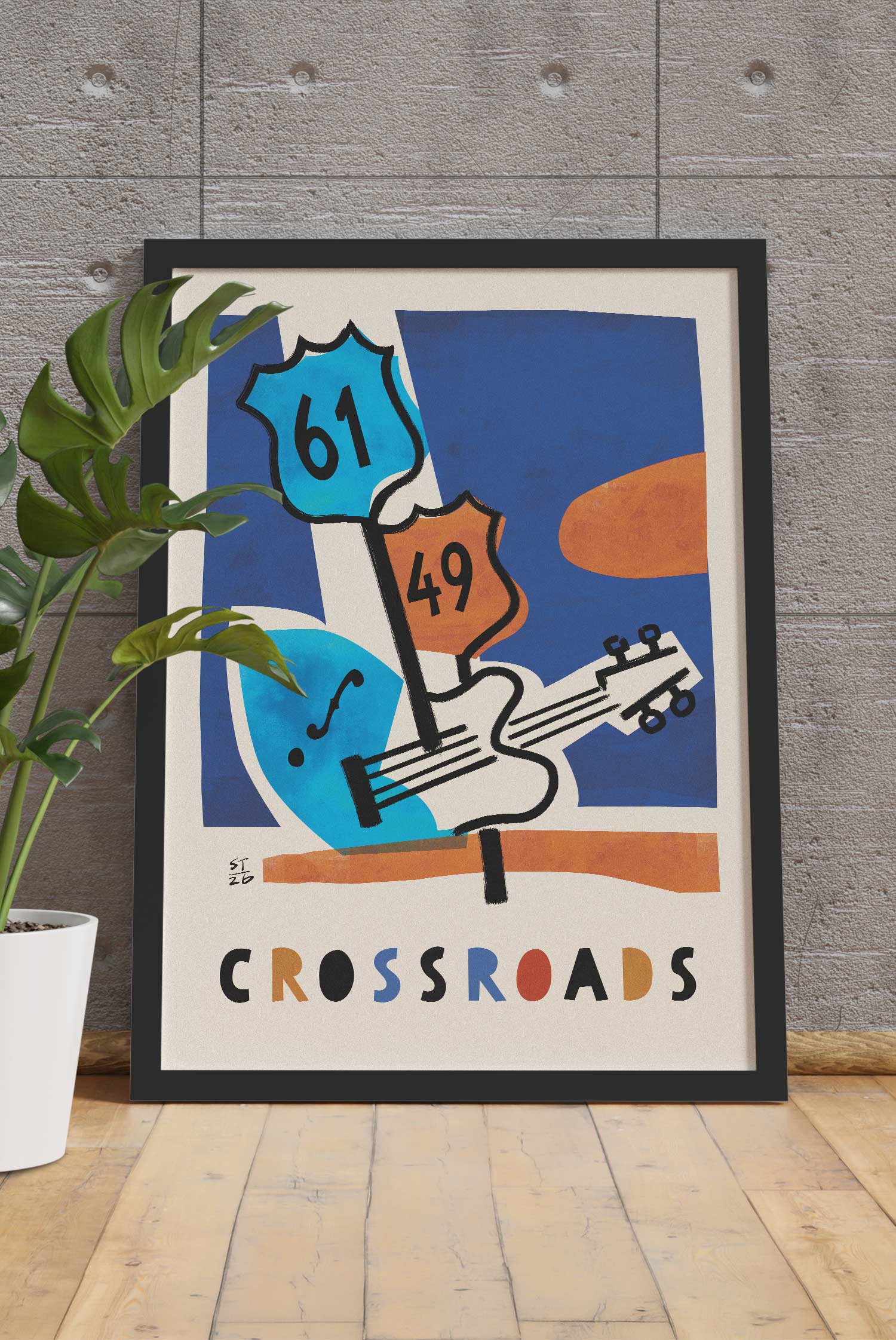 Crossroads Abstract