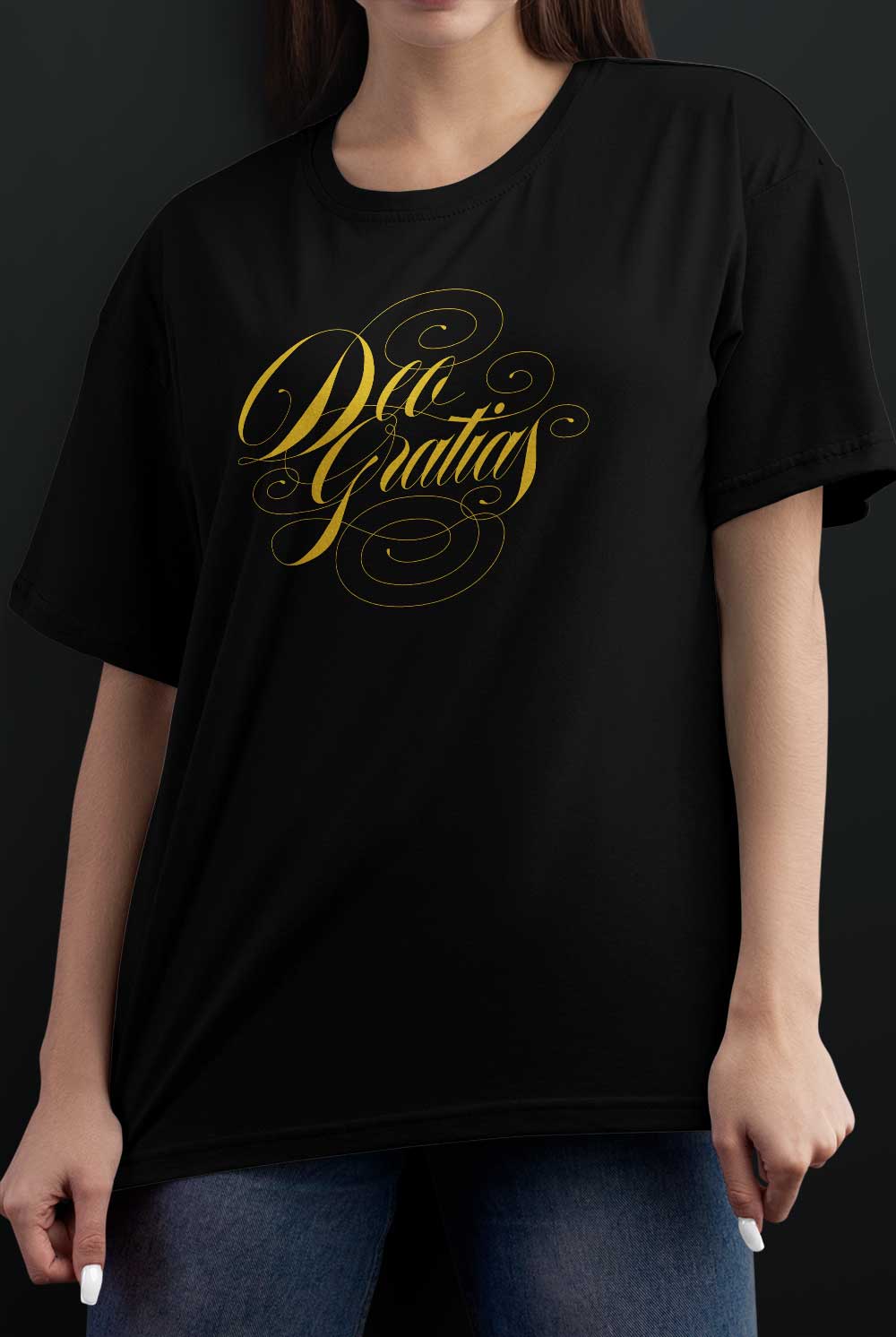 "Deo Gratias" Unisex heavyweight t-shirt